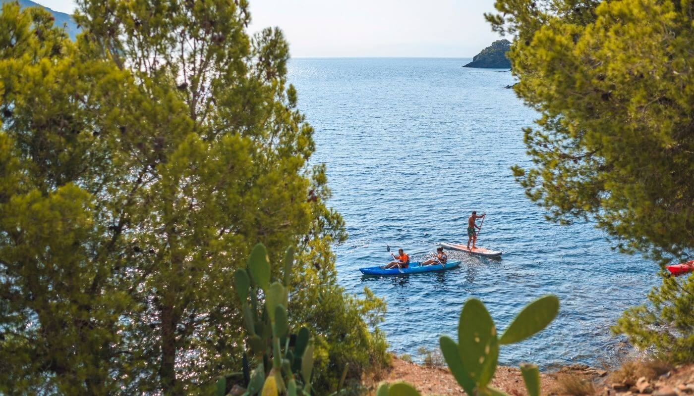 deportes acuaticos en la costa brava